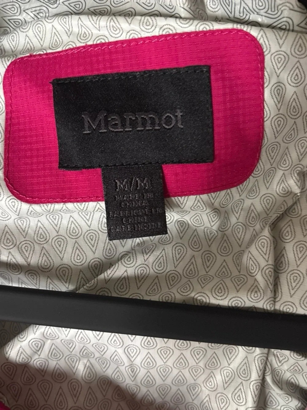 Marmot Kids' Navy and Pink Waterproof Jacket size medium